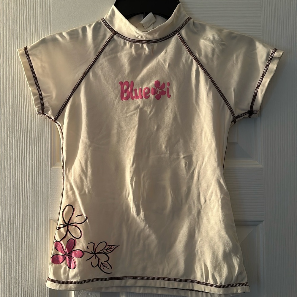 Blue i swim shirt